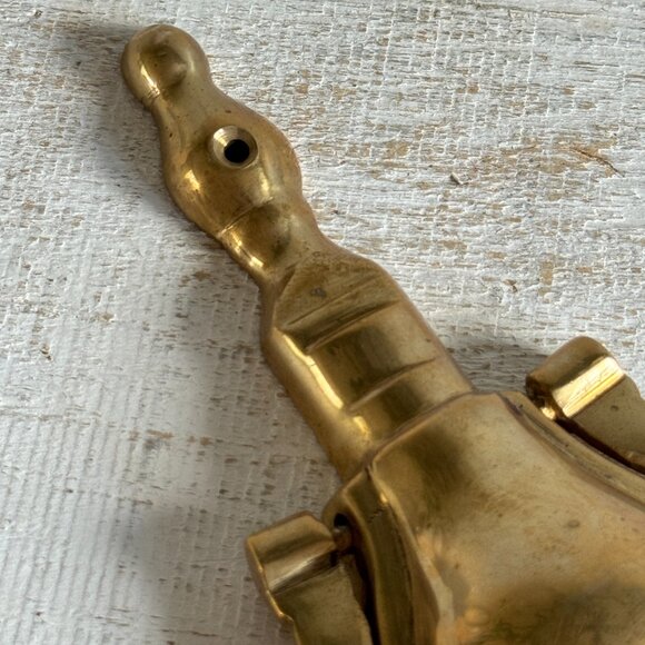 Vintage Traditional Brass Door Knocker - Metal Vintage Door Knocker Hardware - Picture 5 of 10